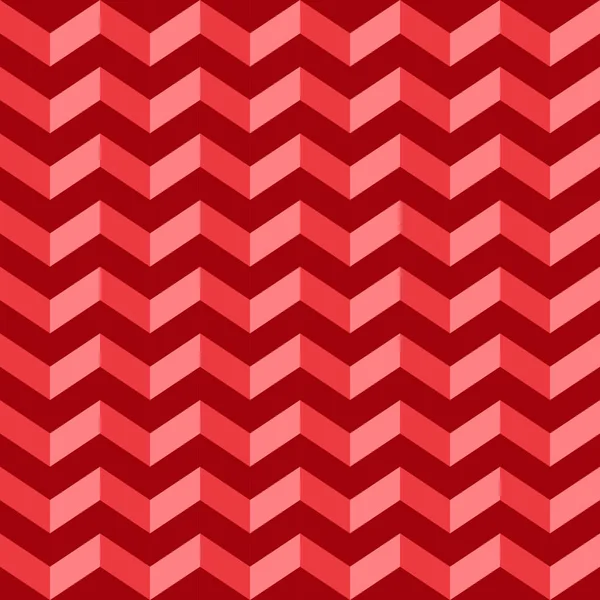 Kırmızı ve mercan renklerini soyut sorunsuz chevron desende. Geometrik sorunsuz dalgalı desende kırmızı ve mercan palet. Vektör.