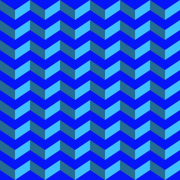 Soyut sorunsuz chevron desen mavi renklerde. Deniz tarzda geometrik seamless dalgalı modeli. Vektör.