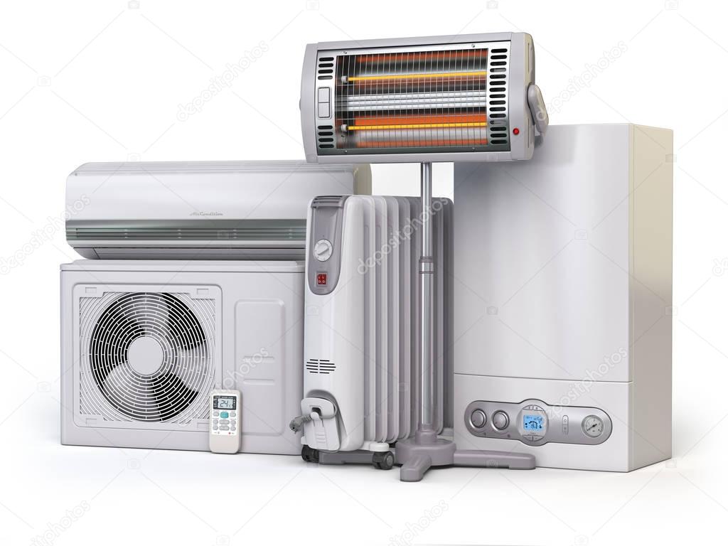 Heating devices and climate equipment.  Heating household applia
