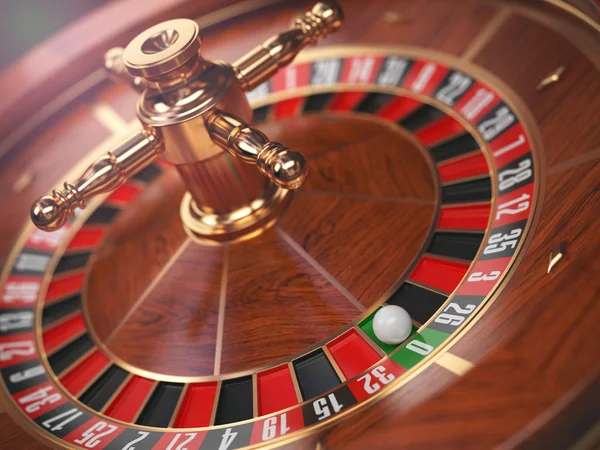 Casino roleta roda de fundo. Zero. . — Fotografia de Stock