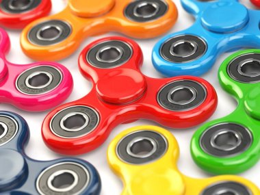 Grup kıpırdamak parmak spinner stres, anksiyete Rölyef oyuncak.
