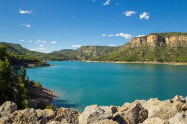 Reservoir Embalse de Arenos, Montanejos, Spain.