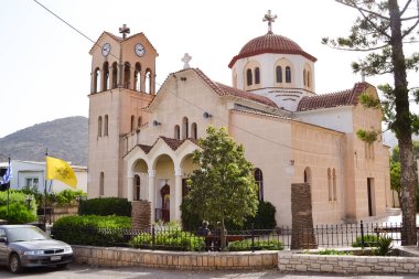 Melidoni, Crete, Greece- june 20, 2013: Churh of saint Sofia Holy Wisdom Melidoni