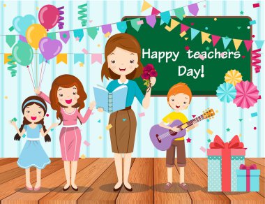 En sevdiğim öğretmen çocukları selamlıyorum