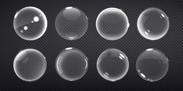 Bubbla på en transparent bakgrund — Stock vektor