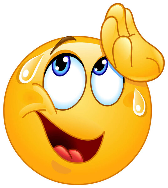 Стереть потный смайлик
