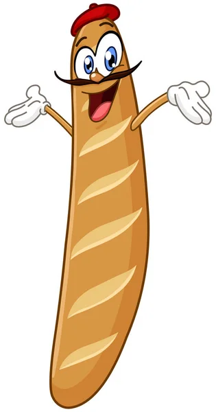 Baguette vectorielle dessin animé — Image vectorielle