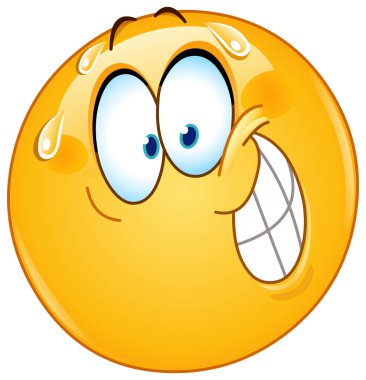 Gergin gülümseme ifade