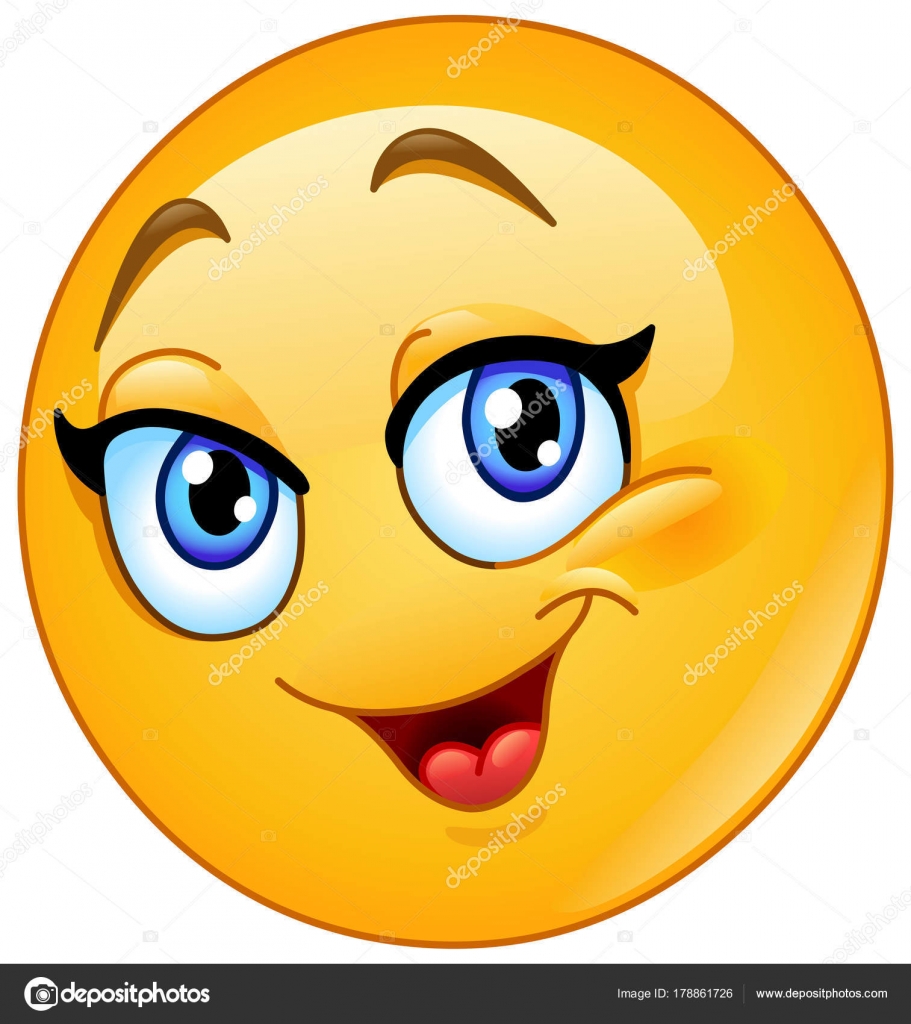 Emoticon Femme Heureux Image Vectorielle Yayayoyo 178861726