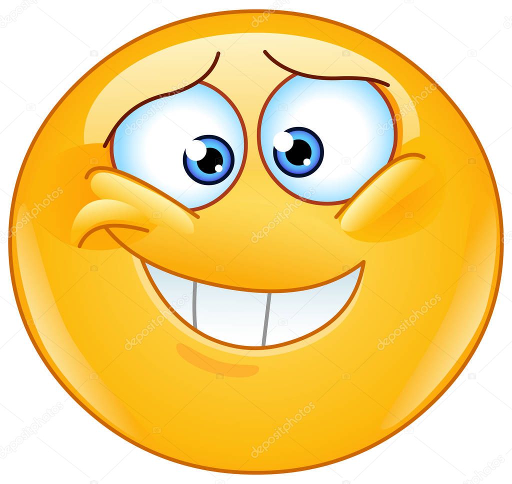 Verlegener Smiley Verlegener Smiley