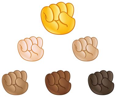 Yumruk el emoji kaldırdı