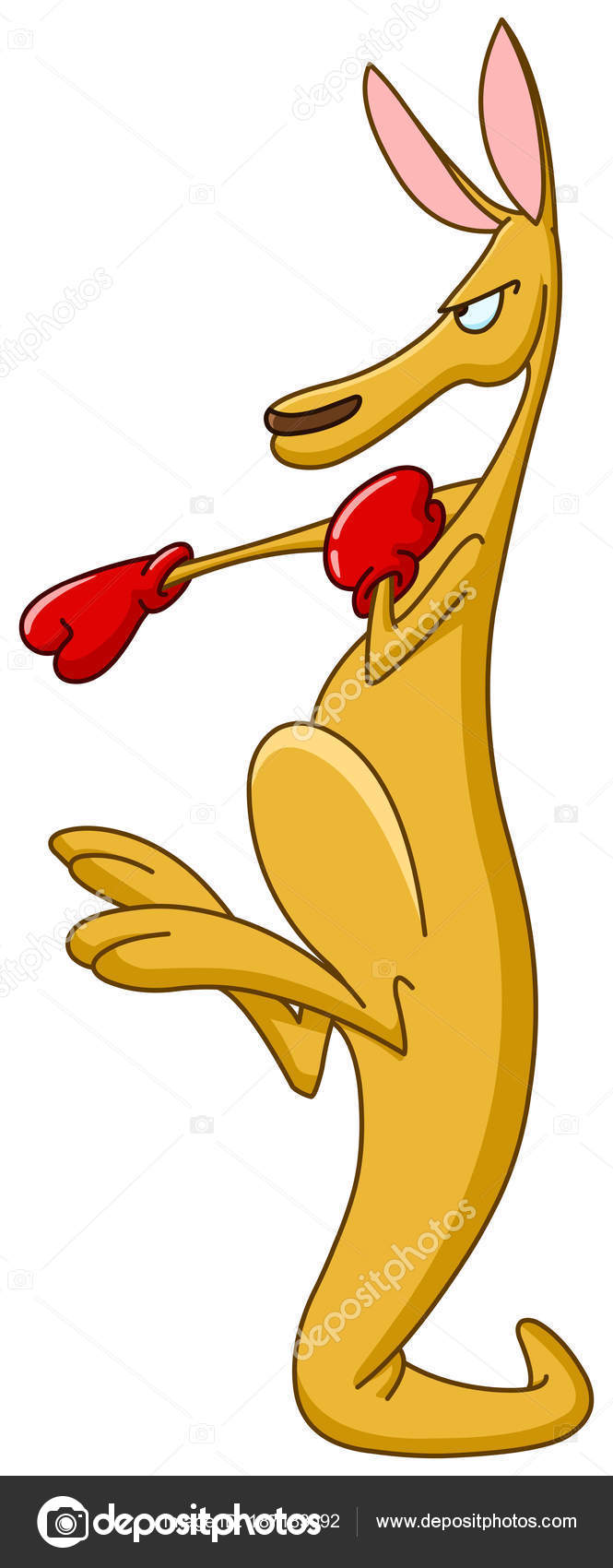 Boxing kangaroo Stock Vector by ©yayayoyo 187183092