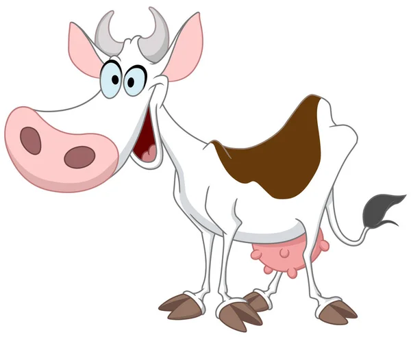 Happy cow — Stock Vector