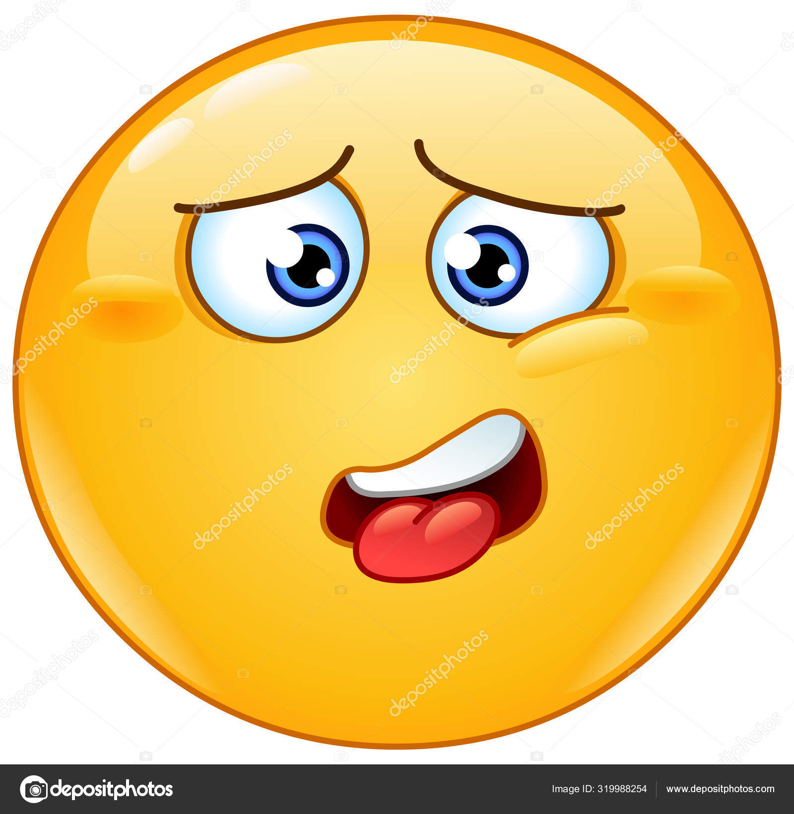 photo Hmph Emoji vektorgrafiken zunge raus emoji vektorbilder zunge raus emoji depositphotos