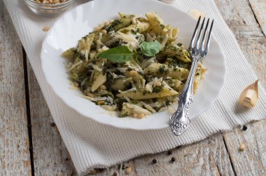 Penne pesto makarna 