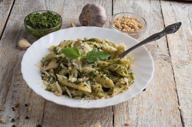 Penne pesto makarna 