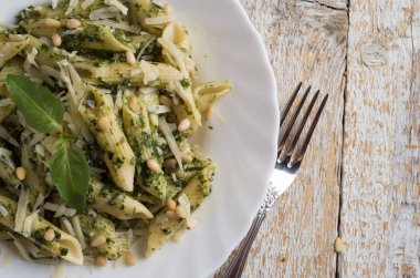 Penne pesto makarna 