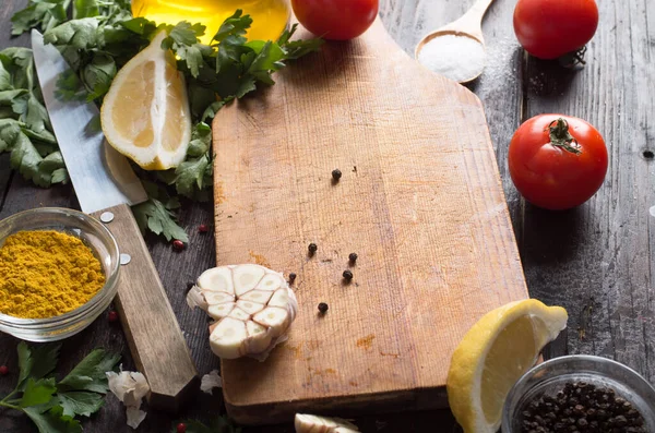 Old kitchen board — Stock Photo, Image