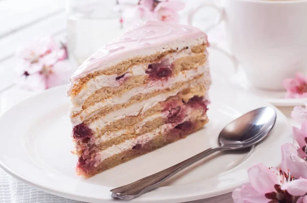 Torta rosa — Foto Stock