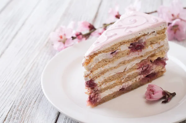 ピンクのケーキ — ストック写真