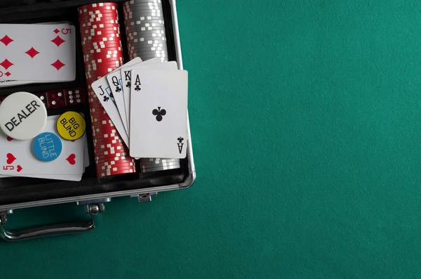 Poker fişleri — Stok fotoğraf