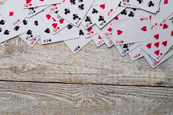 Eski oyun kartları — Stok fotoğraf