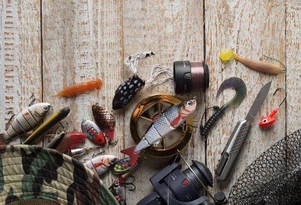 Accesorios para la pesca — Foto de Stock