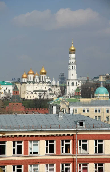 러시아의 도시에서 바라본 모스크바 크렘린 — 스톡 사진
