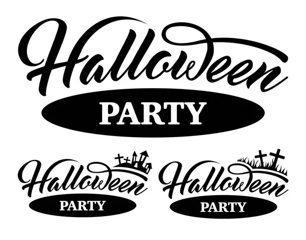 Betűkkel Halloween Party — Stock Vector
