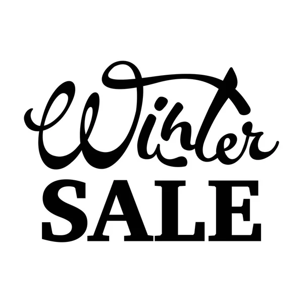 Inscription Winter Sale — Stock Vector