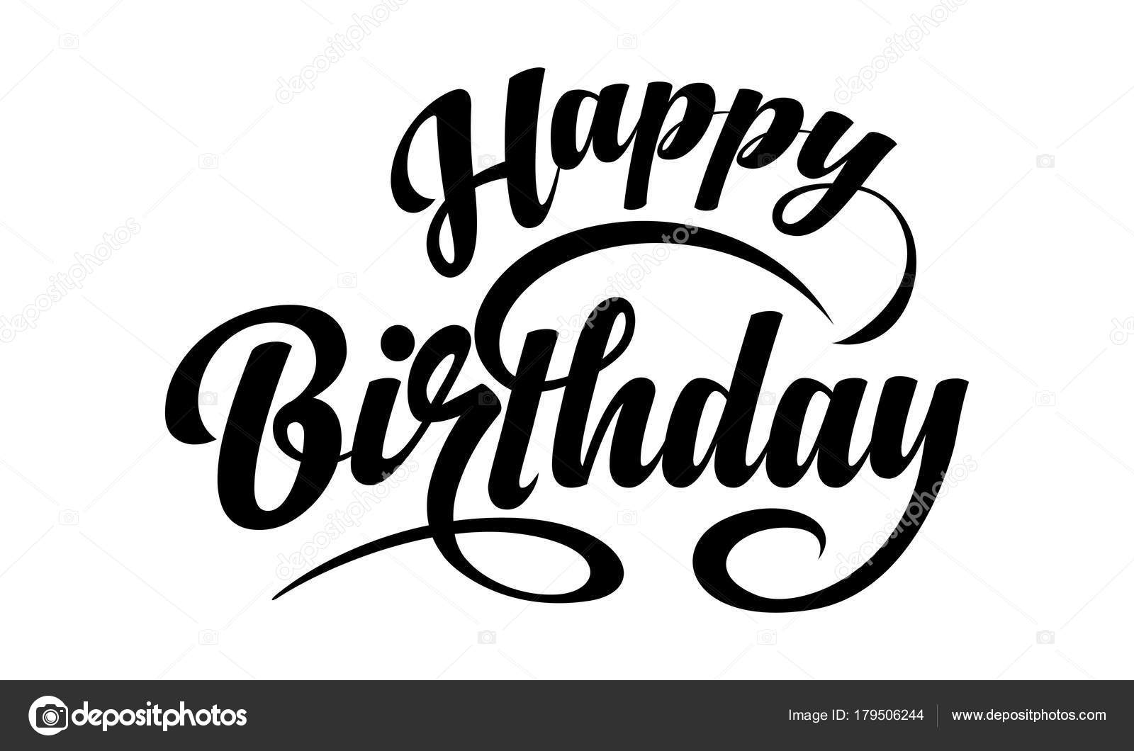 Download Happy Birthday text — Stock Vector © Zybr78 #179506244