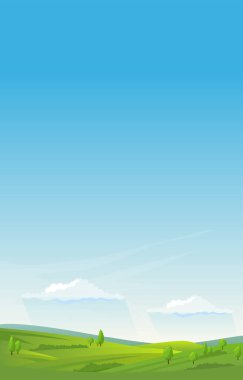 Dikey yaz manzara arka plan