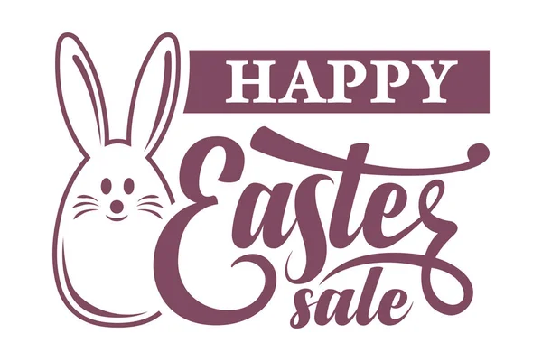 Easter sale. Calligraphic text — Stock Vector