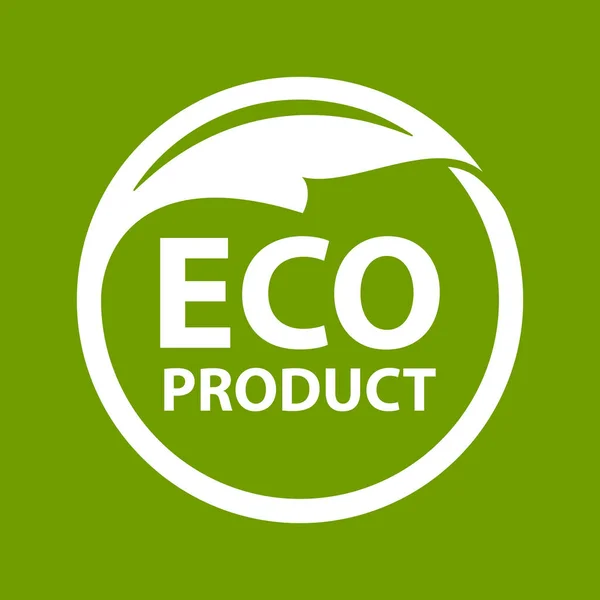 Логотип Eco — стоковый вектор