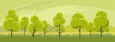 Ağaçlı Yaz Manzarası