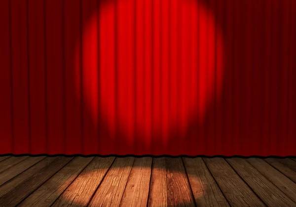 Red  Stage Theater — Stock Photo, Image