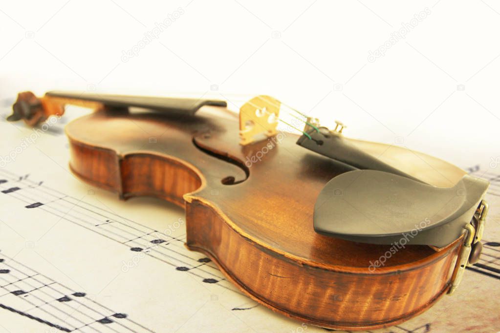 Close-up Of Violin