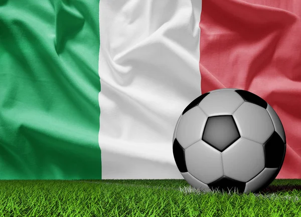 Футбольный мяч Италии — стоковое фото