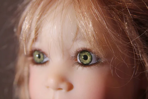 Doll face close up