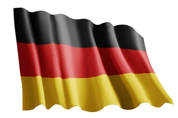 Tysklands flagg – stockfoto