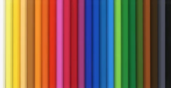 Matita di molti colori — Foto Stock