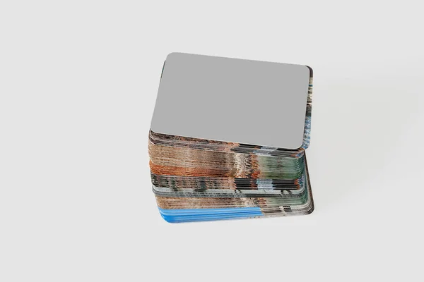 Conjunto de tarjetas de fotos . — Foto de Stock