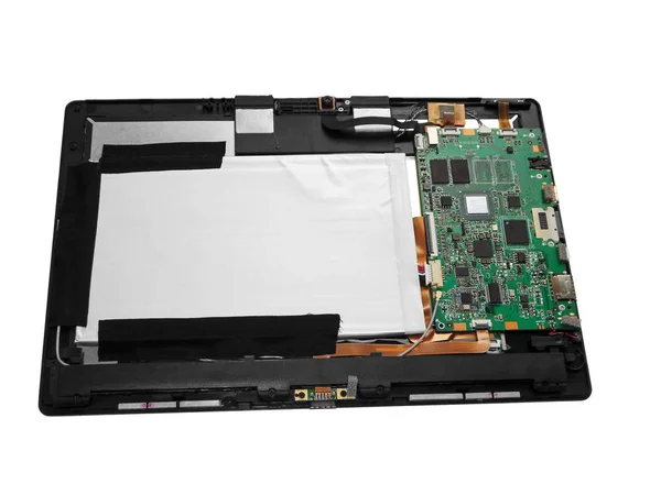 Disassembled tablet computer. — Stock Photo, Image
