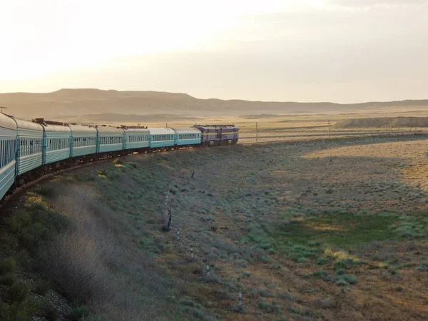 Tren penceresinden görünüm — Stok fotoğraf