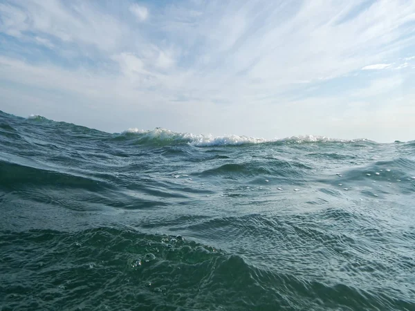 Oberfläche des Meeres. lizenzfreie Stockfotos