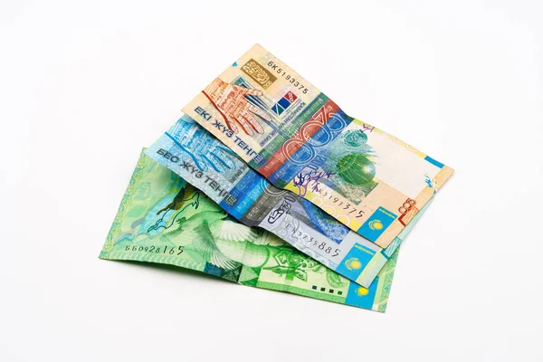 Paper money tenge. — Stock Photo, Image