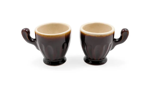 Coffee mugs are small. — Stock Photo, Image