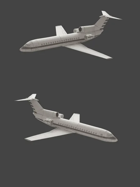 Uppgifter om modellens flygplanspapper — Stockfoto