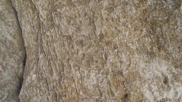 表面砂岩 カスピ海の岩場 — ストック動画