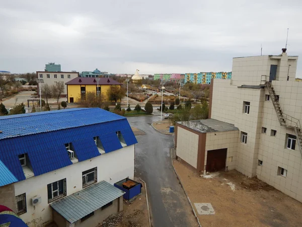 Ciudad en Kazajstán Zhanaozen . — Foto de Stock